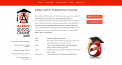 Desktop Screenshot of alarmschoolonline.com